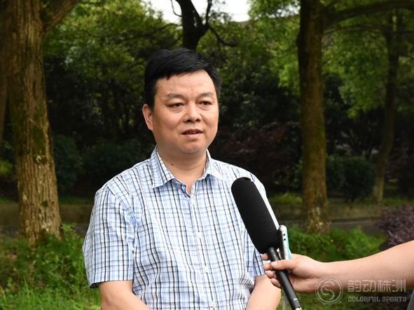 胡湘之视察酒埠江风景区水上钢铁侠大赛准备情况